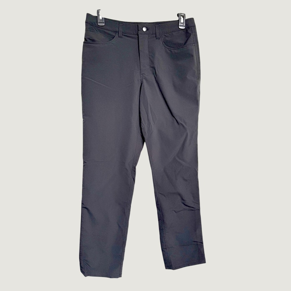 Kirkland Signature Mens 5-Pocket Performance Pant Black Office Formal Golf 34x32